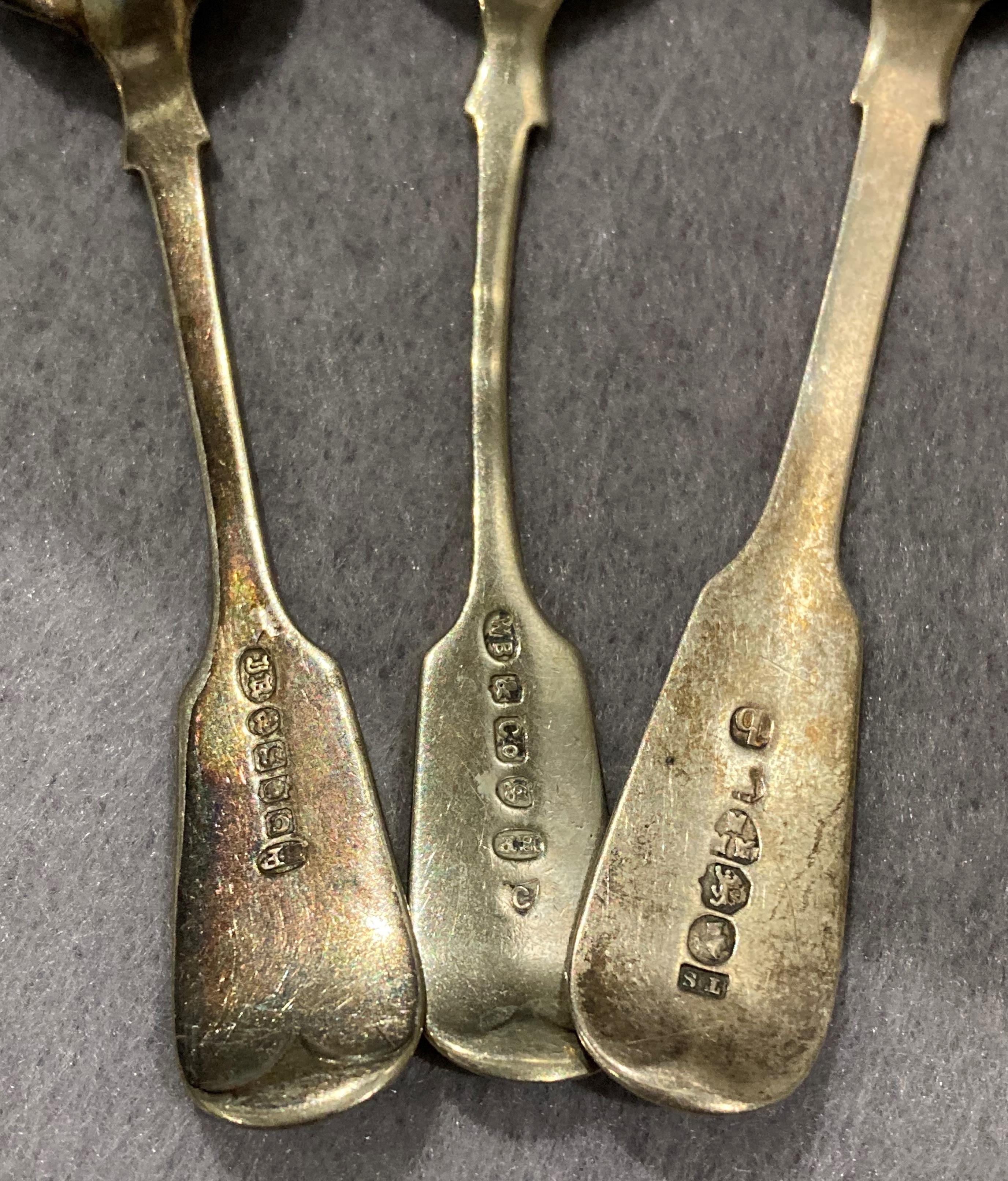 Three boxed sets of silver spoons/teaspoons, - Image 4 of 6