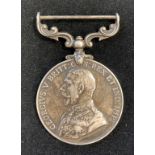 A MILITARY MEDAL, no bar or ribbon, George V uncrowned head, inscribed to rim KW-18 A.B.
