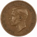 George VI Penny, 1946 DOT variety