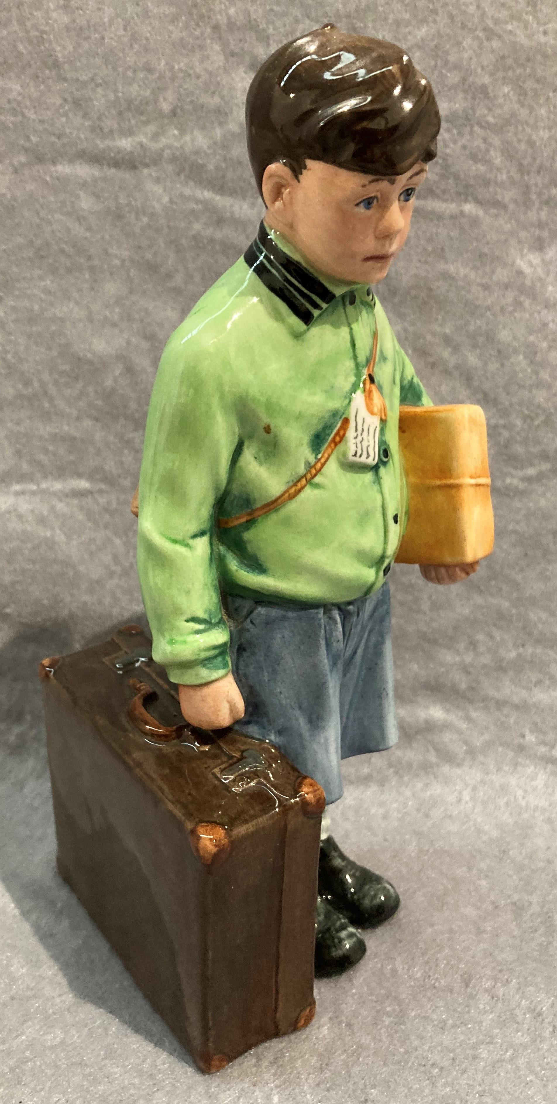 Royal Doulton figurine of 'The Boy Evacuee' limited edition no. - Image 2 of 4