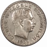 Romania - 100 Lei 1932, silver, KM#52, good grade