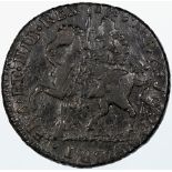 Ireland - James II, Civil War Coinage (Gun money) Crown 1690, S-6578.