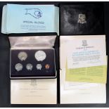 Four Proof Sets, British Virgin Islands, First Official Coinage, 1973,