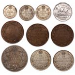 Canada - 10 Coins including Silver,