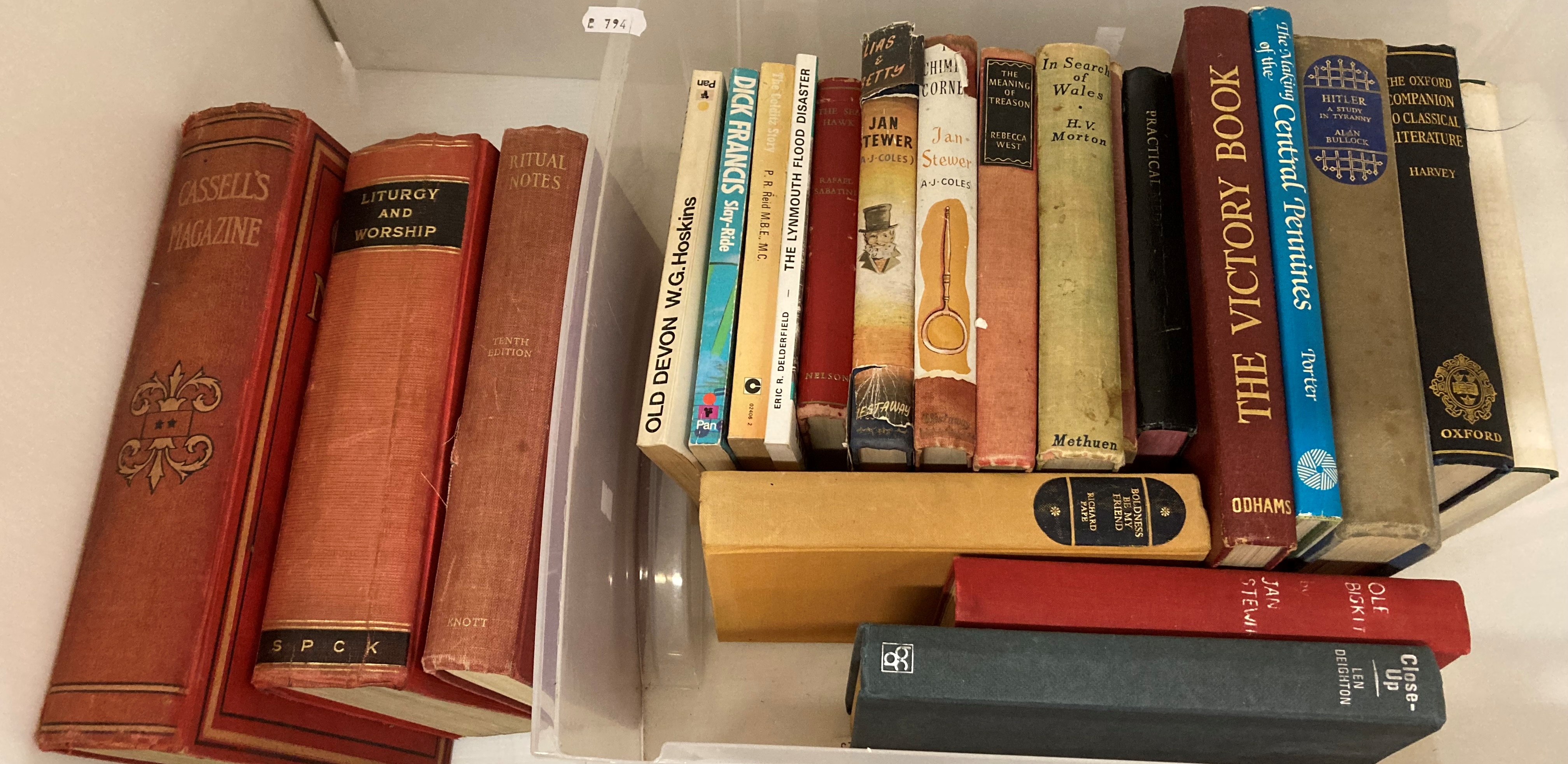 Contents to two plastic boxes - seven Winston Churchill books Wardlock map books, - Image 2 of 3