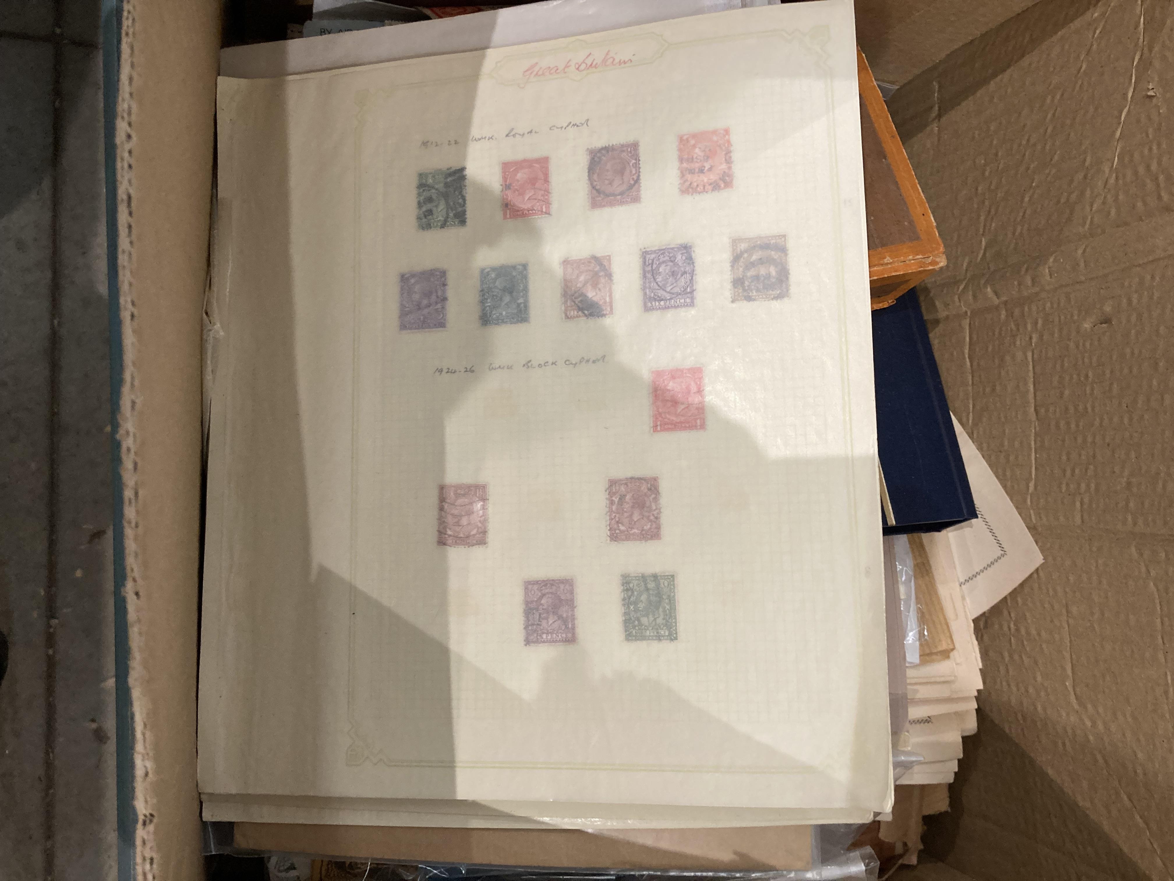 Contents to five boxes - all stamp related French First Day covers, albums, - Image 4 of 6