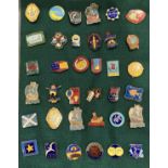 A collection of thirty six vintage Butlins badges