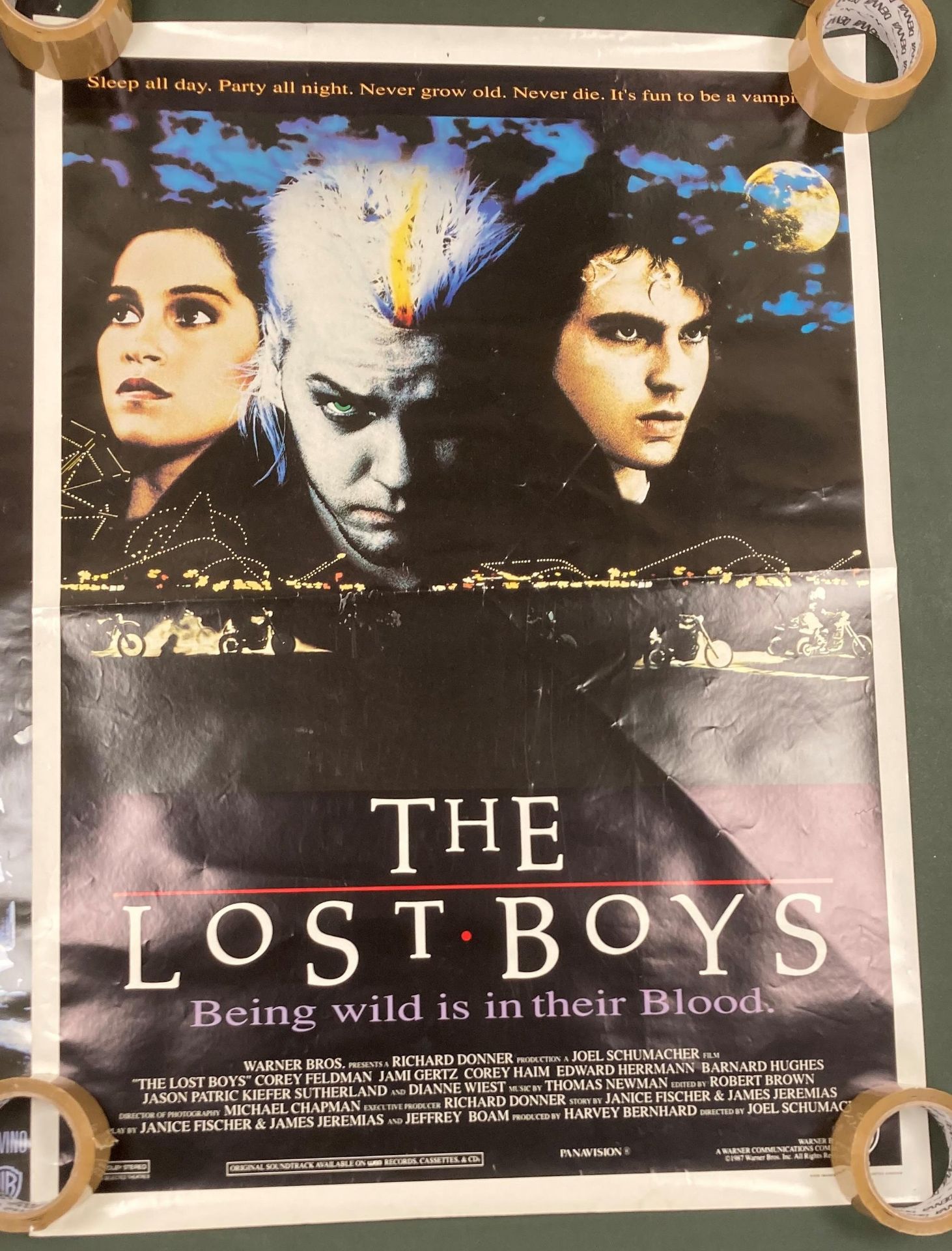 Three posters of iconic films - 'The Lost Boys' 90cm x 64cm, - Image 3 of 4