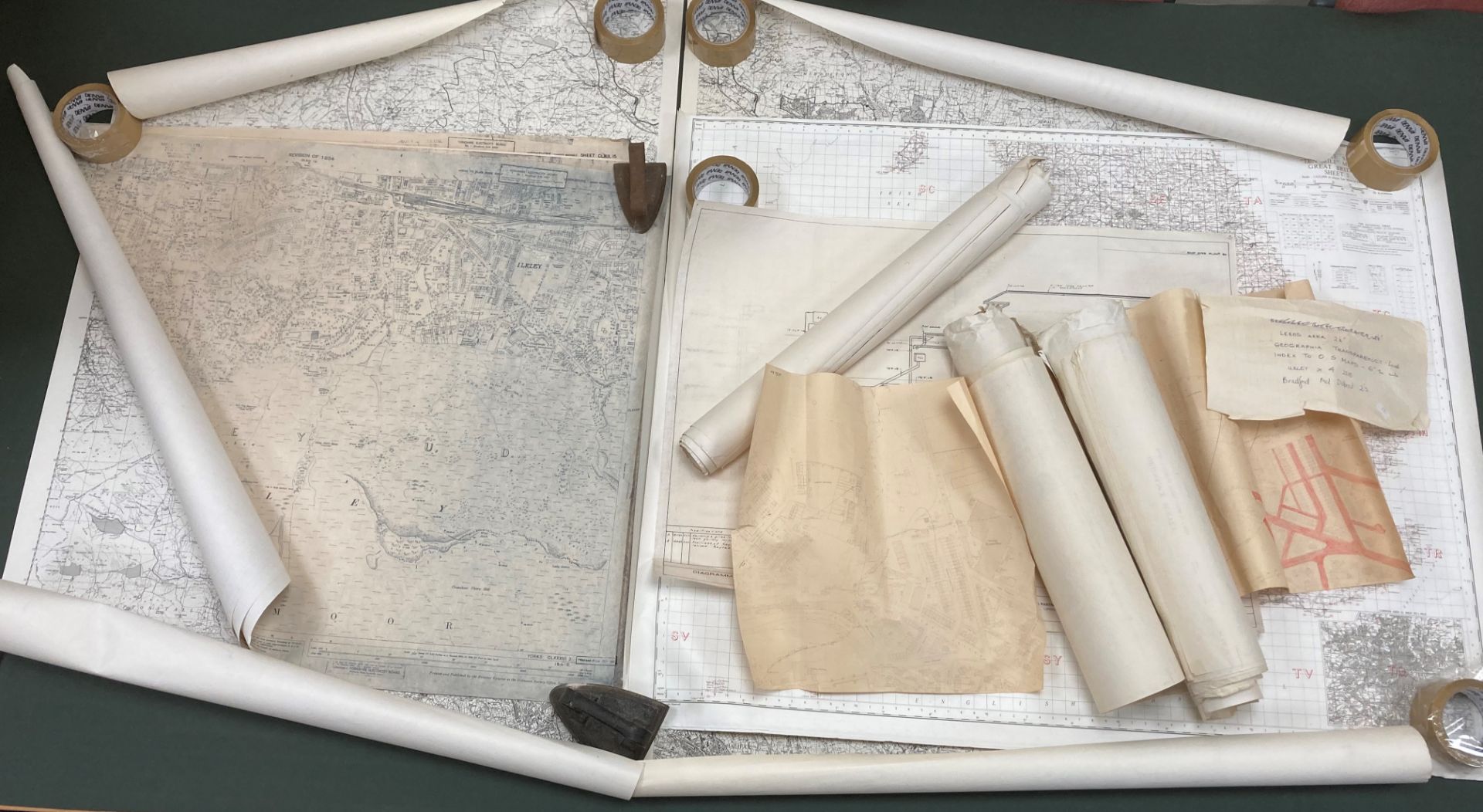 Contents to plastic box - a large quantity of Ordnance Survey and other maps, - Image 5 of 5