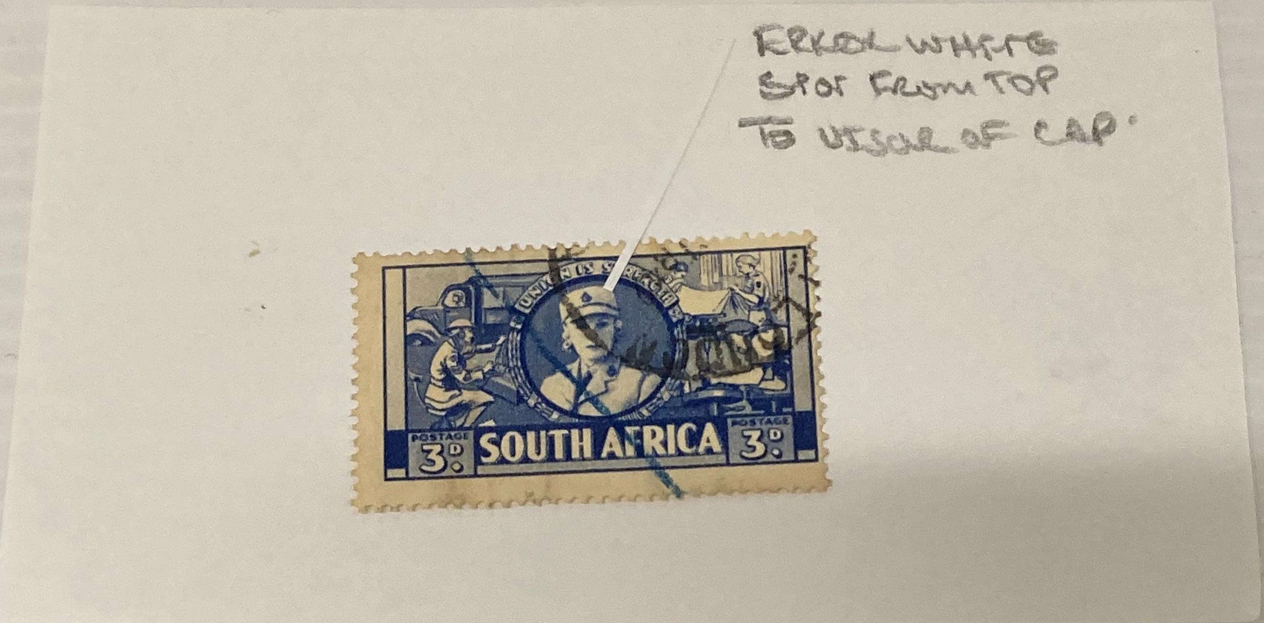 8 x South African 3d Blue error stamps, - Image 8 of 9