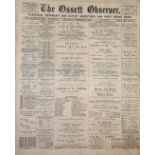 The Ossett Observer, Wakefield, Dewsbury & Batley Advertiser & West Riding News VOL XXXIII.