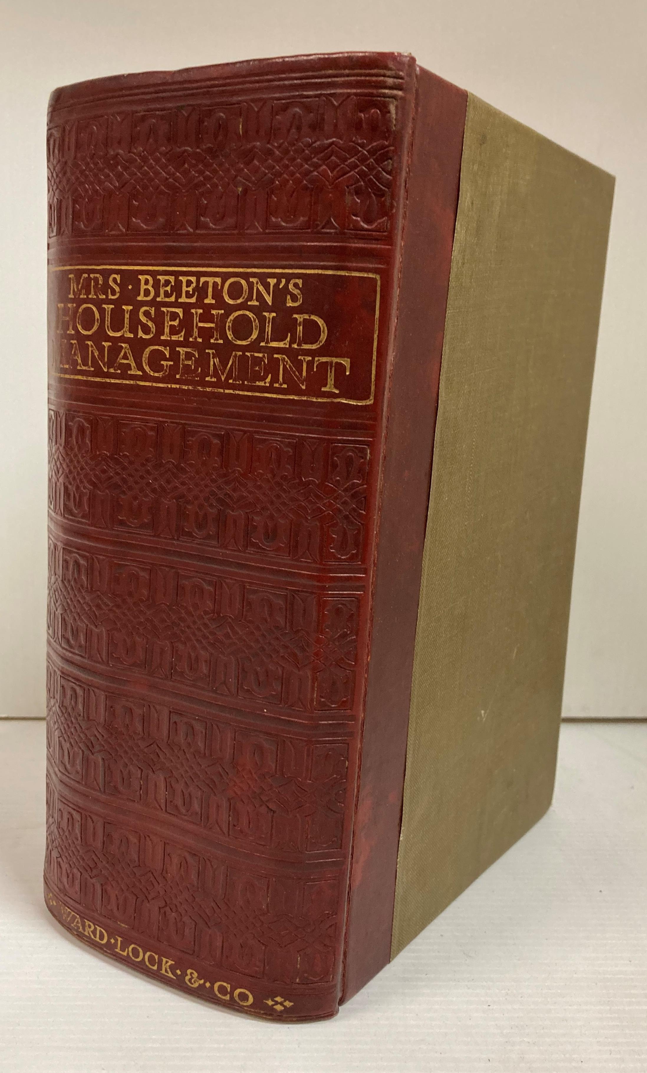 Mrs Beeton's Household Management complete cookery book New Edition published by Ward Lock and Co