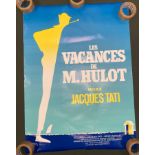 Reproduction film poster 'Les Vacances De M Hulot' 94cm x 69cm
