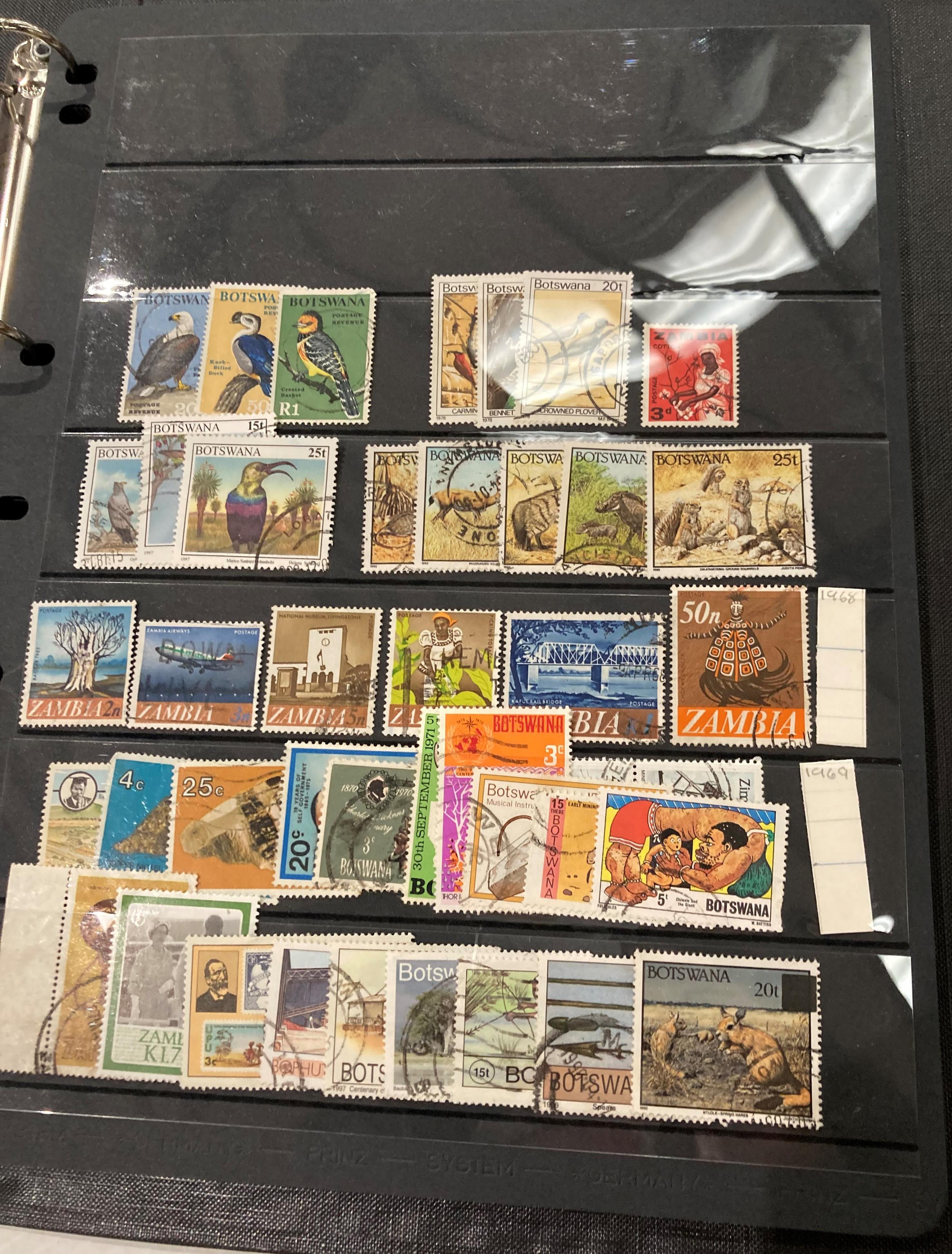 Contents to box three large and two small stamp albums and contents - many South African stamps but - Image 6 of 7