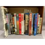 Contents to tray seventeen books on aircraft,