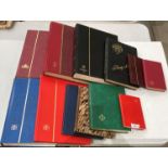 Contents to box twelve stamp albums and contents - mainly stamps from the USA (saleroom location: