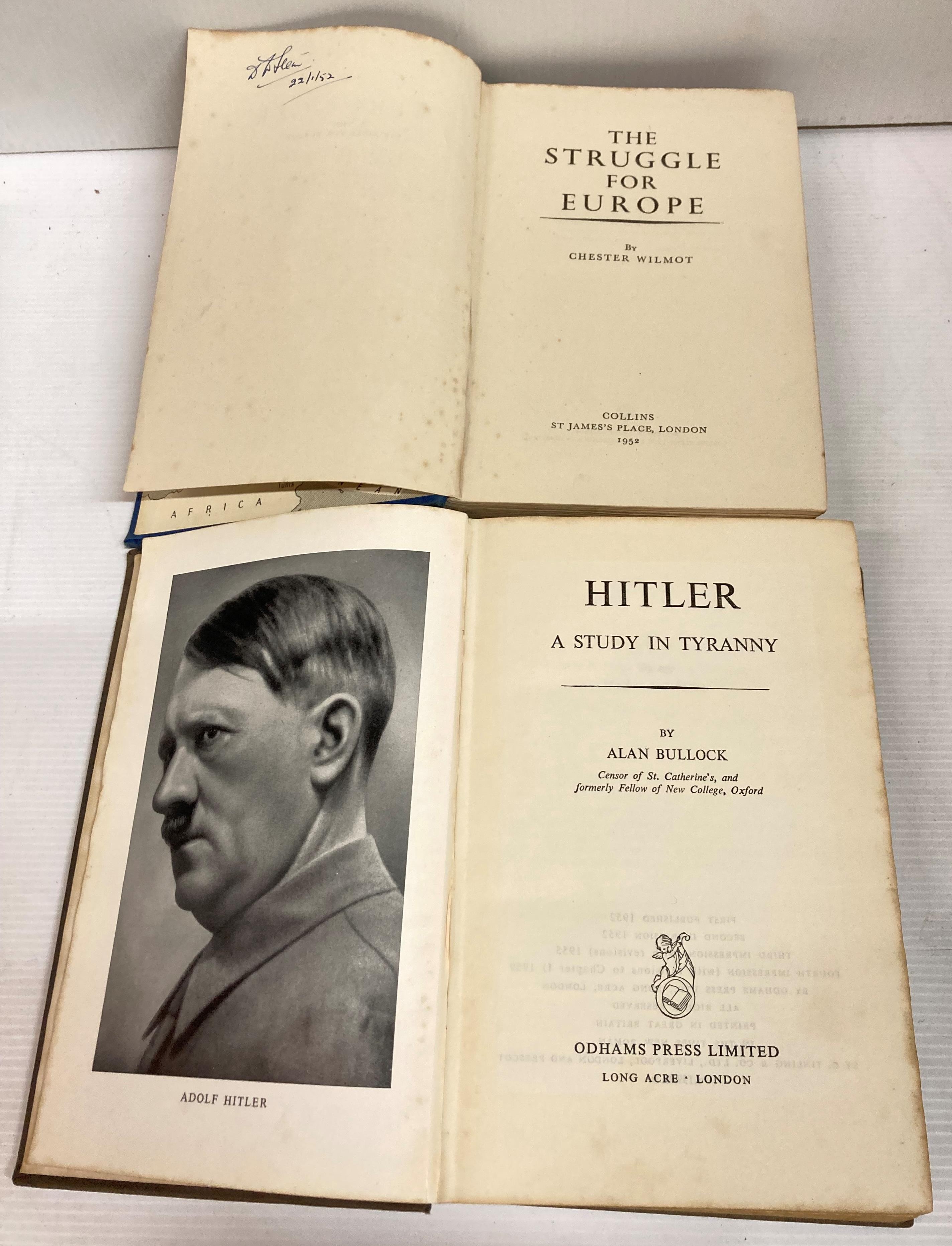 Alan Bullock 'Hitler: A Study in Tyranny Fourth Impression 1959 published by Odhams Press Ltd,