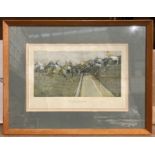 Cecil Aldin framed print 'The Grand National - The First Open Ditch',