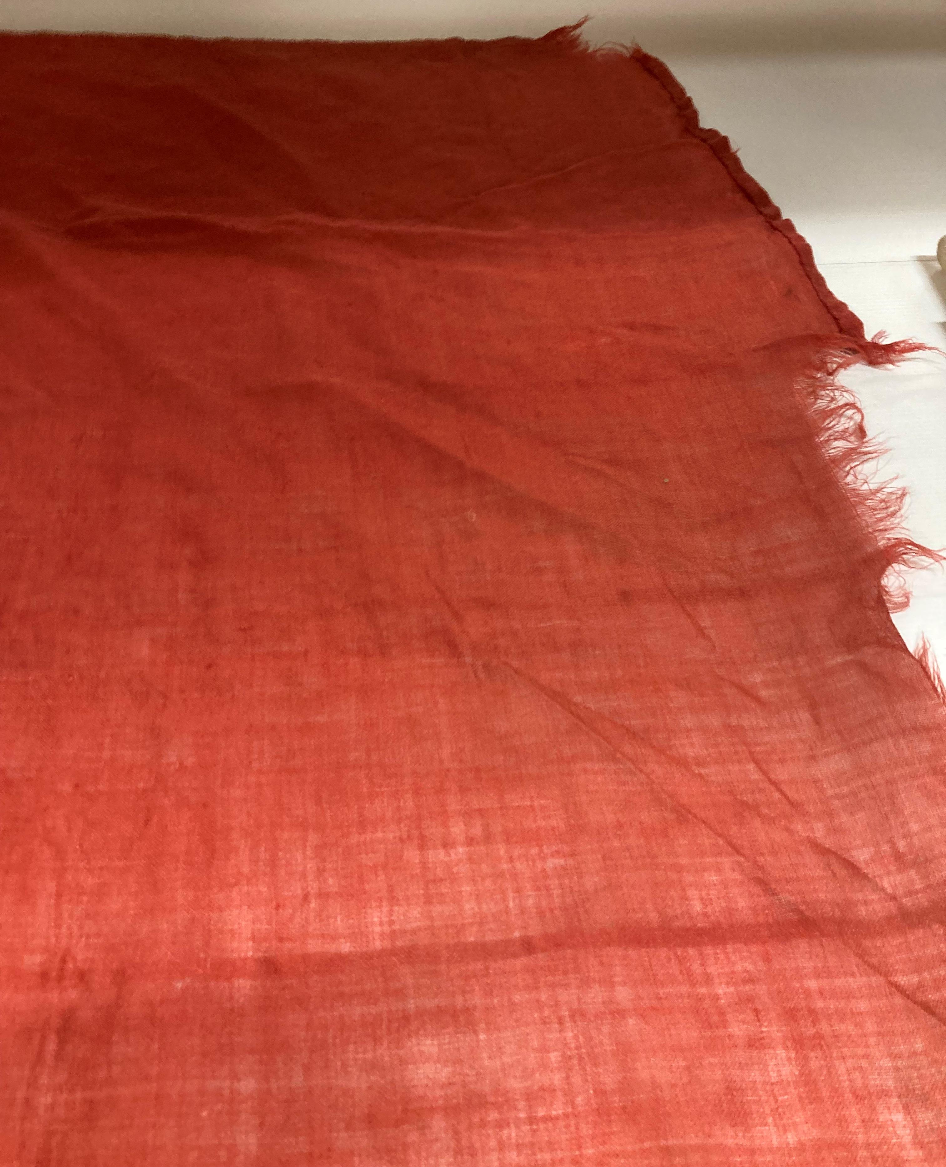 A Chinese Merchant Shipping flag - 120cm x 160cm - (slight tears due to constant flapping in the - Image 4 of 4