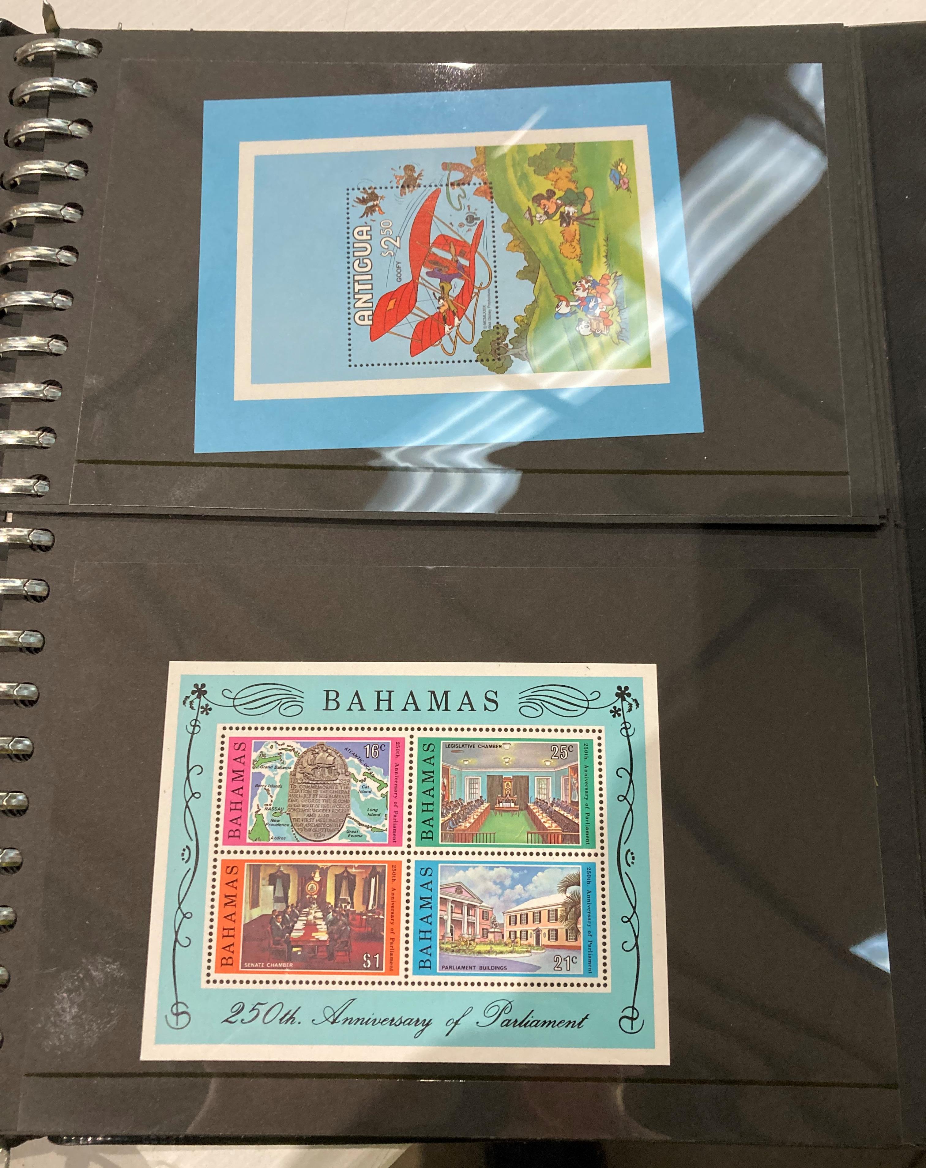 Seven stamp albums and contents - stamps from GB, - Image 10 of 15