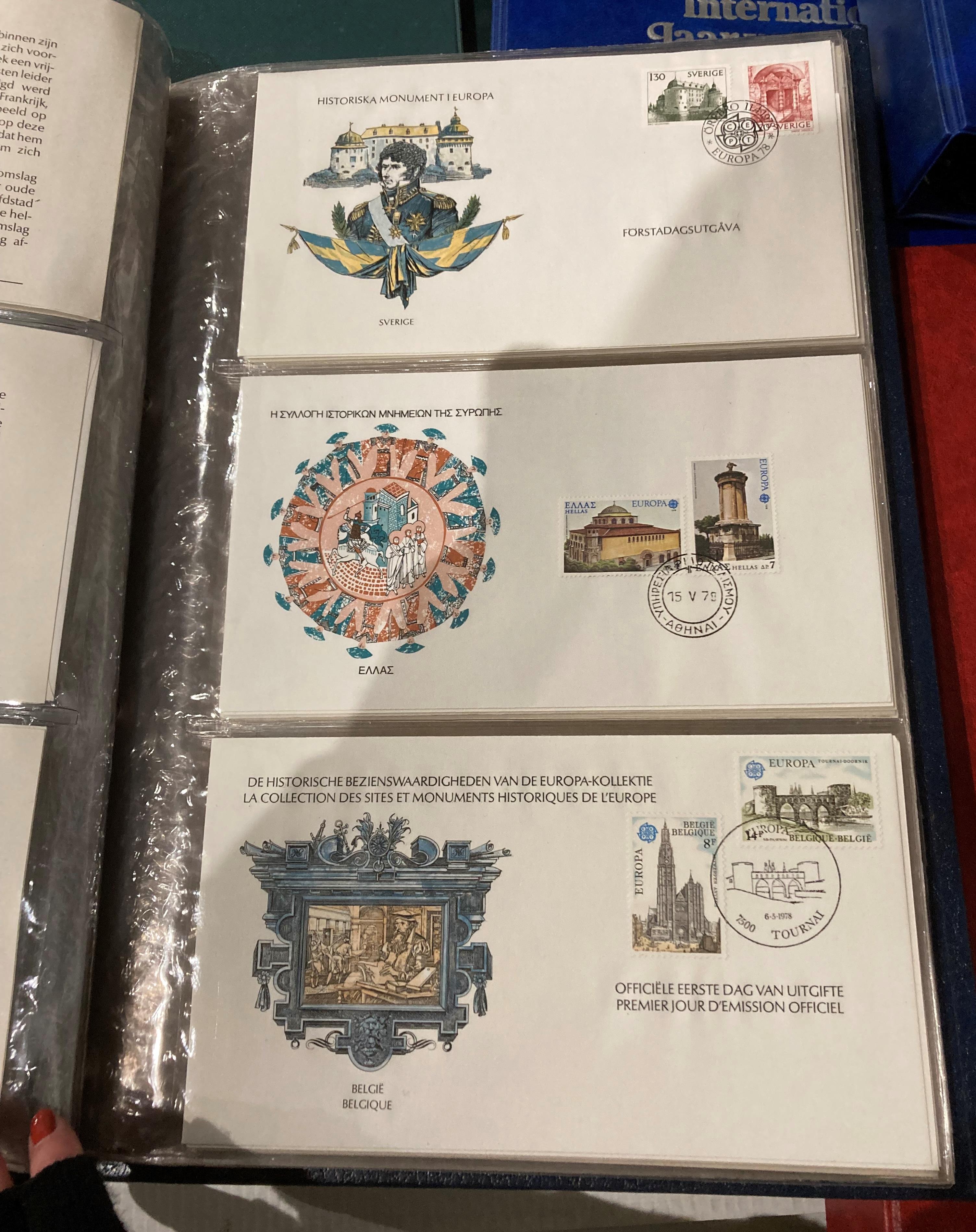 Contents to box - eight albums containing World First Day covers featuring, fifty years of Unicef, - Image 11 of 11