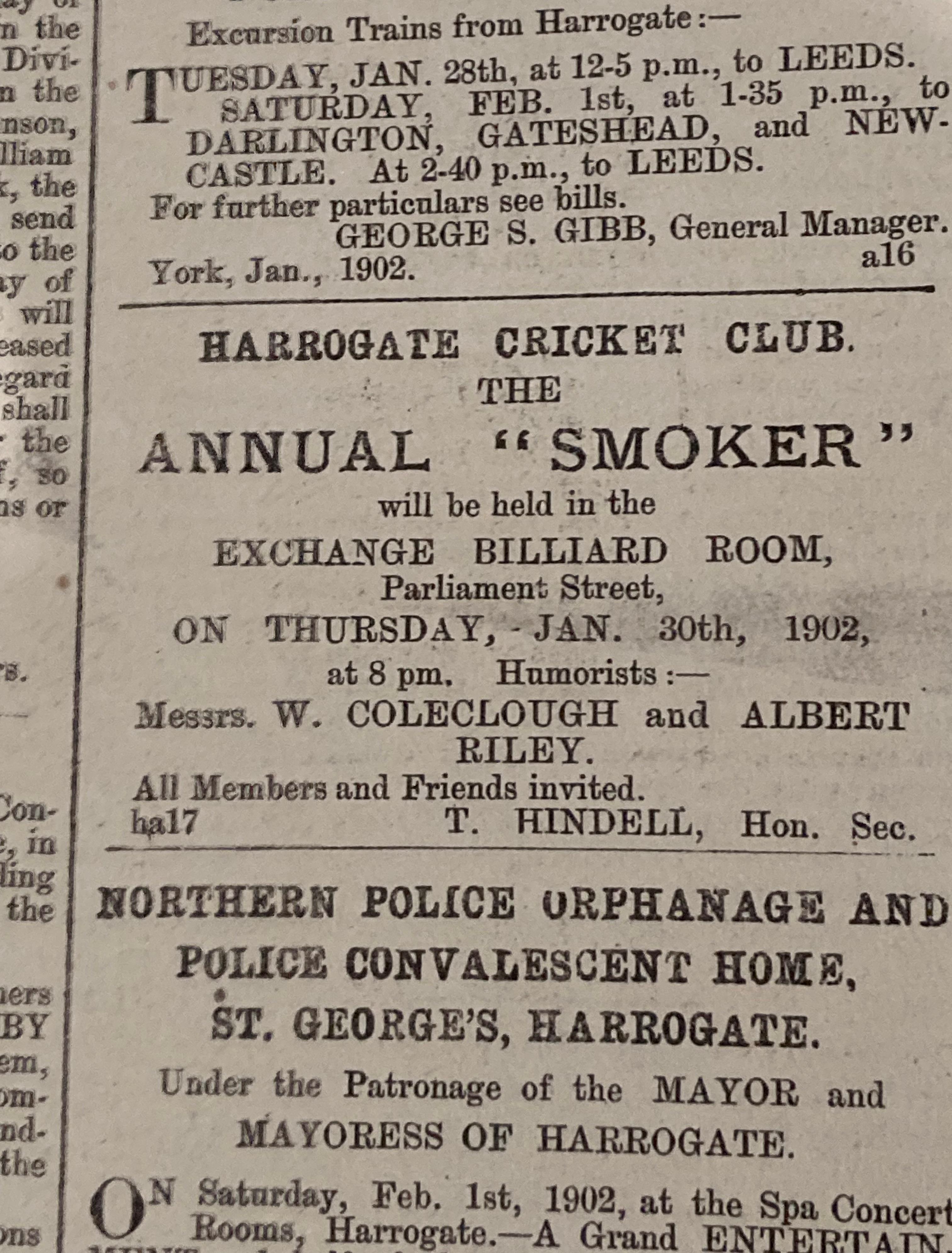 The Harrogate Advertiser and List of Visitors 66th Year of Publication - Sat Jan 4th 1902 - price - Bild 6 aus 11