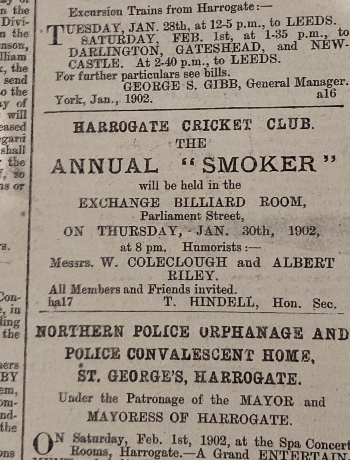 The Harrogate Advertiser and List of Visitors 66th Year of Publication - Sat Jan 4th 1902 - price - Image 6 of 11