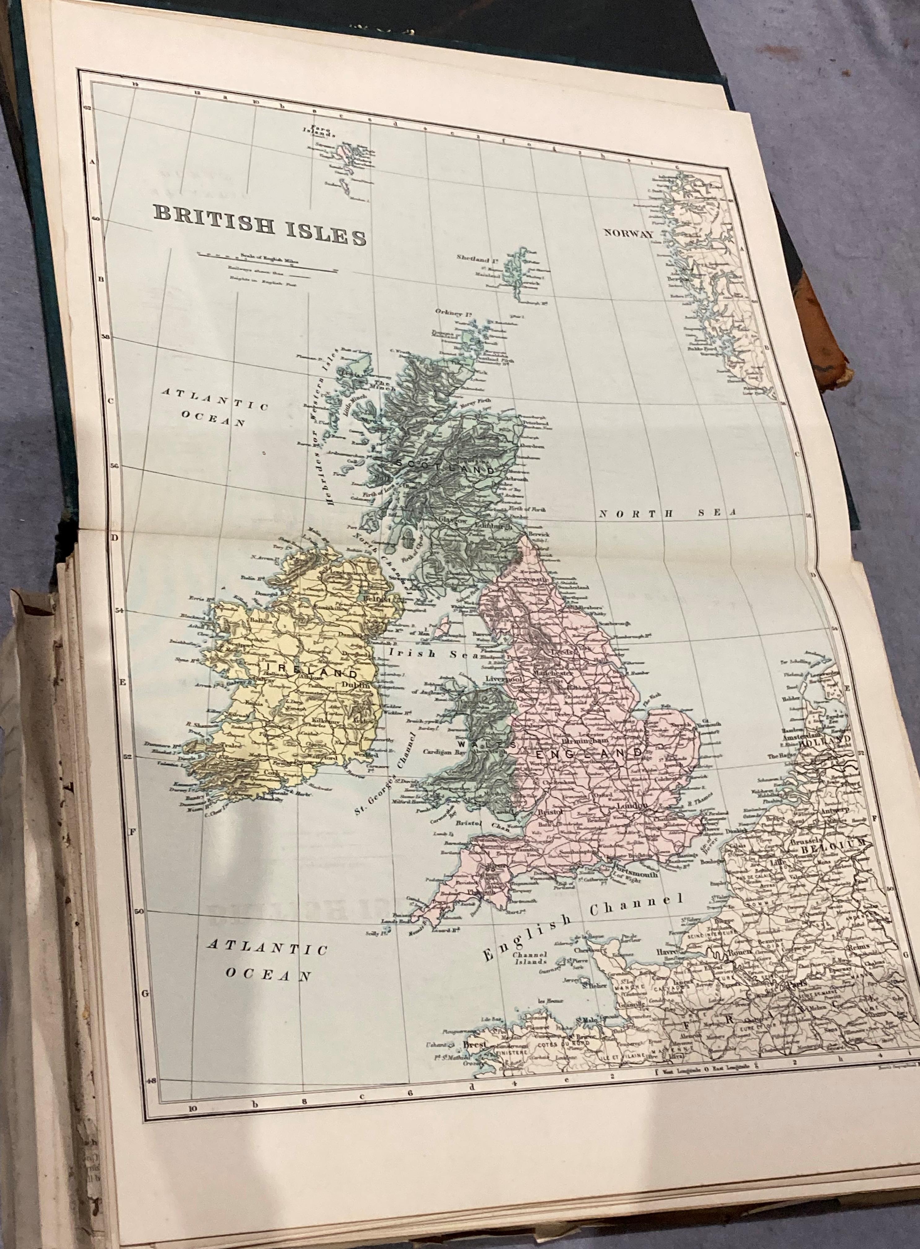 New Large Scale Atlas of the British Isles from the Ordnance Survey with plans of Towns, - Image 4 of 12