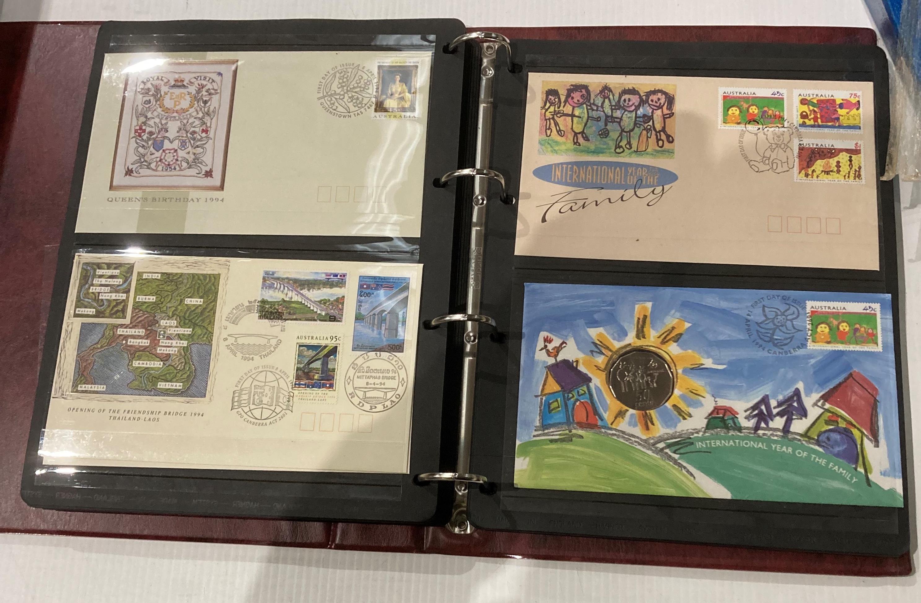 Two First Day cover albums - both Australian circa 1968/78 and 1992/94 - 184 in total (saleroom - Image 3 of 8