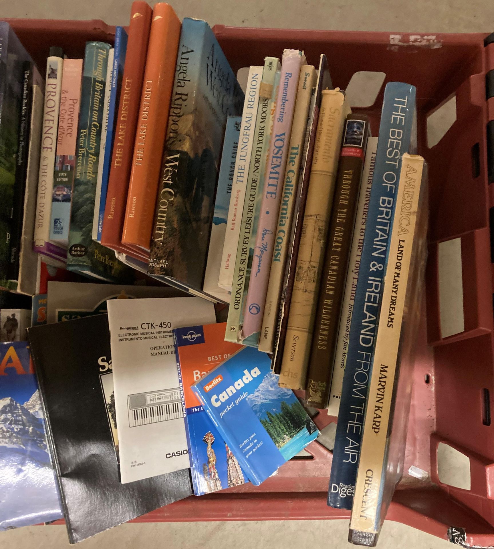 Contents to crate - a quantity of books relating to travel, - Image 3 of 3