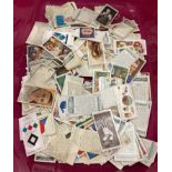 Contents to tray assorted loose cigarette cards - Wills Footballers,