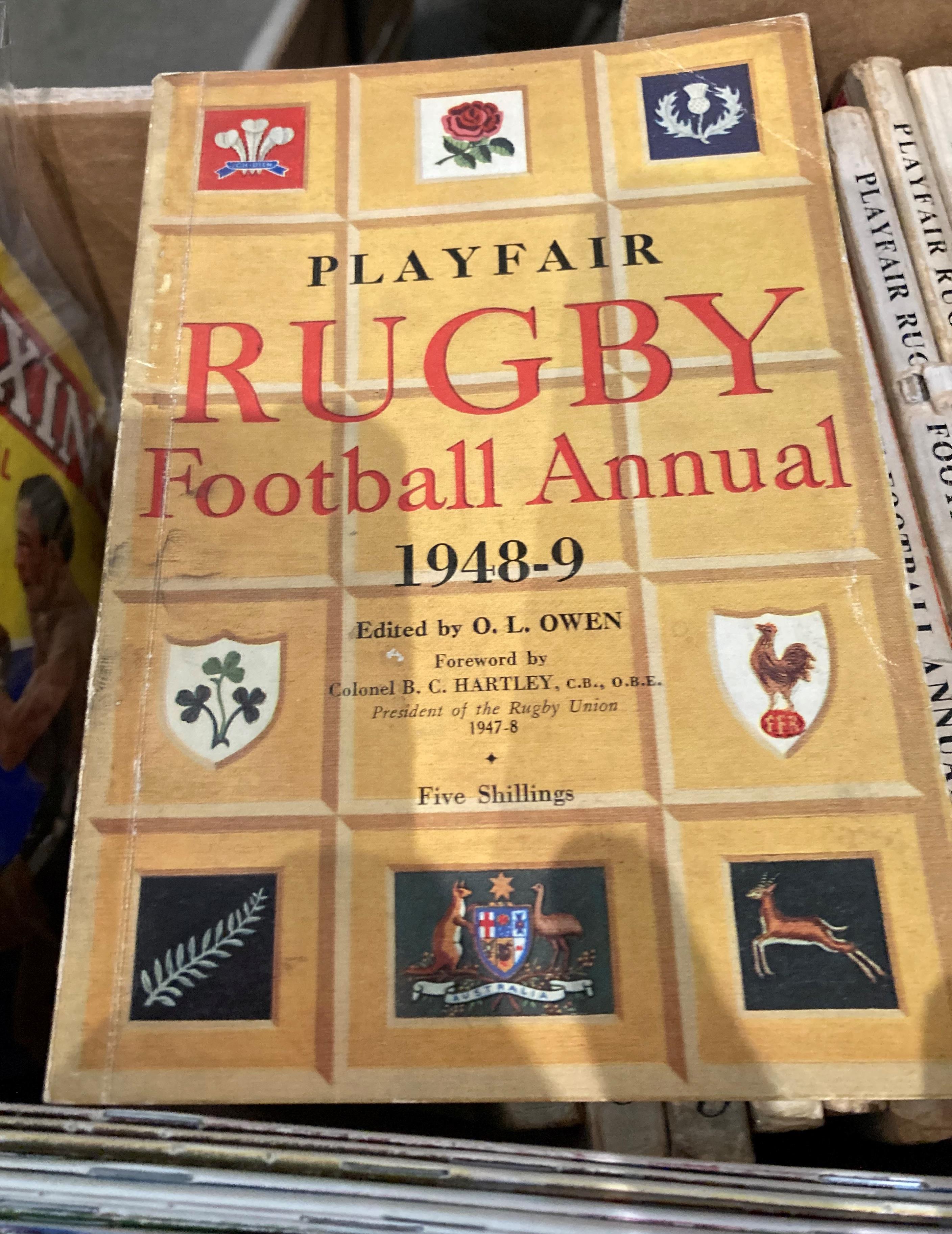 21 Playfair Rugby Football annuals from 1948-49 season to 1972-73 season (some years missing), - Image 2 of 4