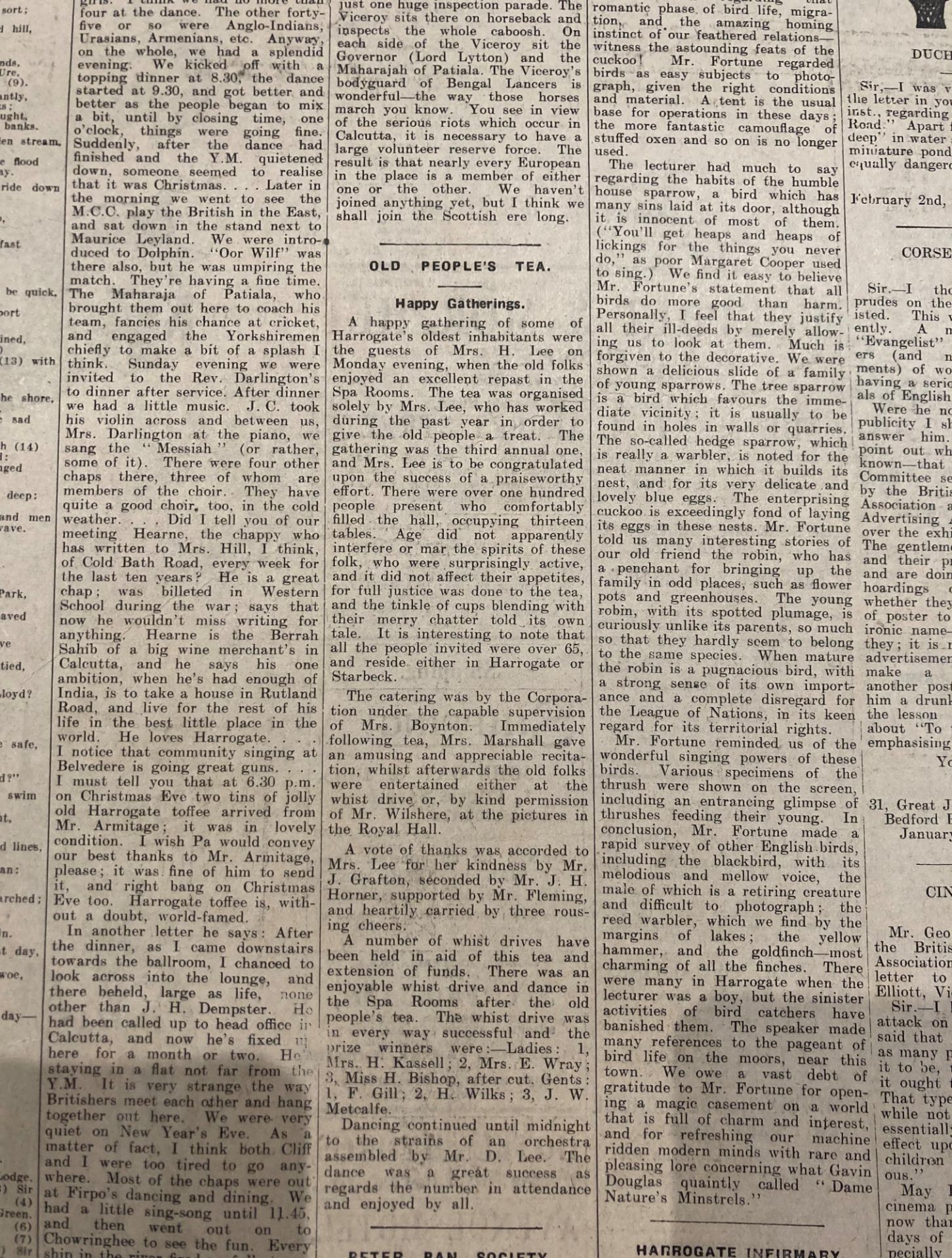 The Harrogate Herald and Weekly List of Visitors No 45 vol LXIII - Wed Jan 5th 1927 to Dec 28th - - Image 6 of 12