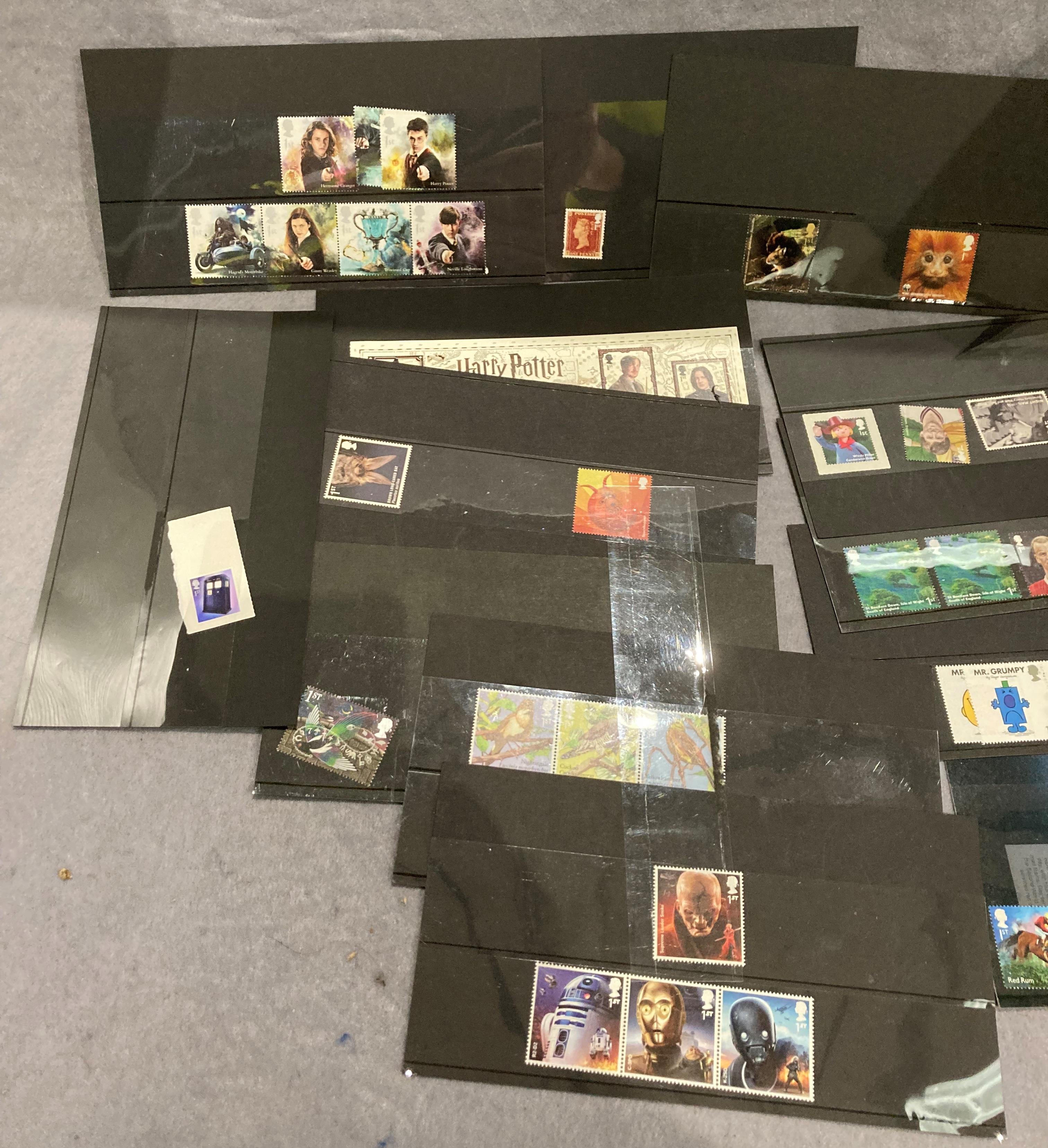 A small quantity of stamps including Harry Potter, Star Wars and others. - Image 2 of 3