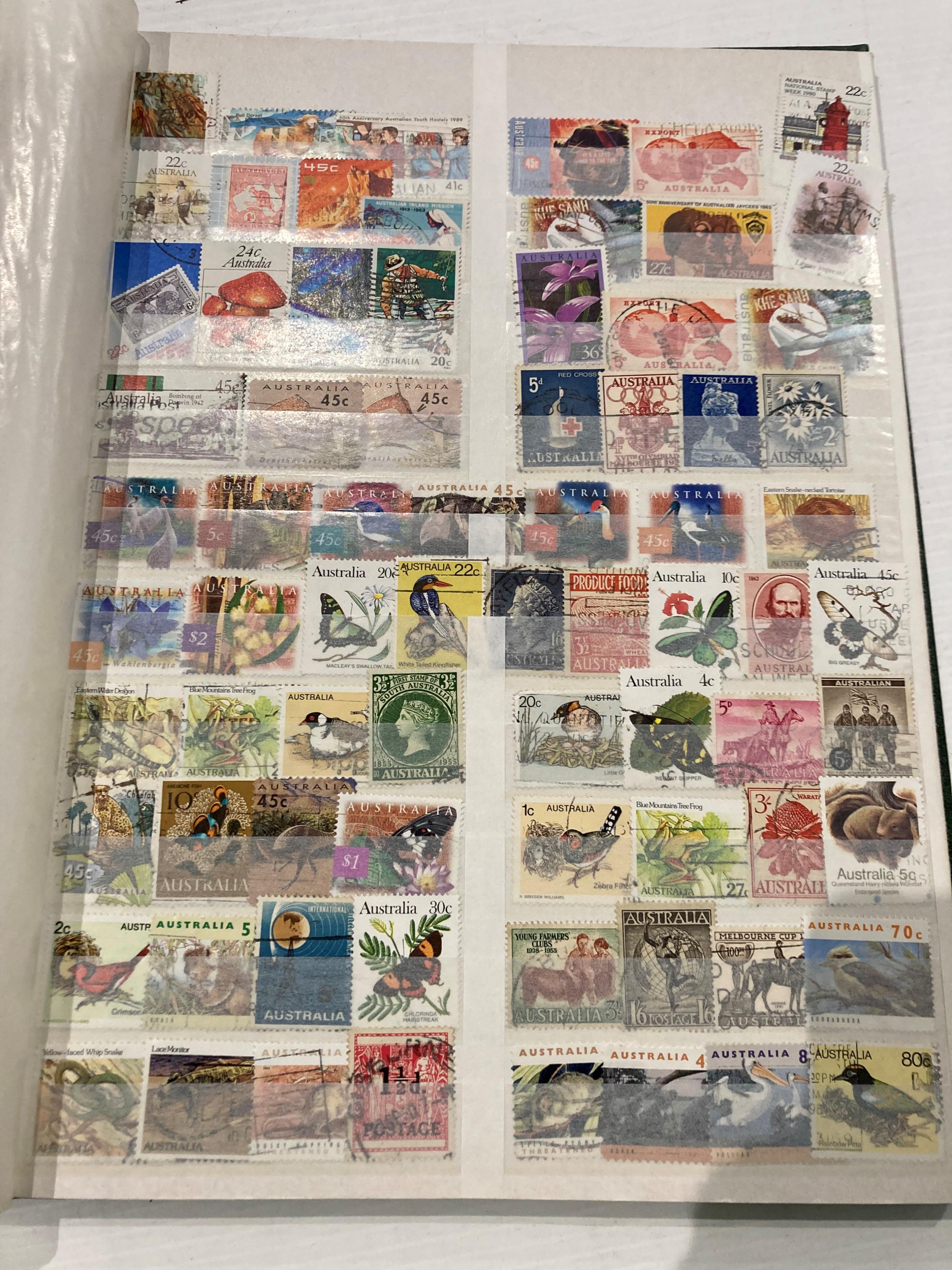 Contents to box fourteen stamp albums and contents - a large quantity of Australian stamps - Image 16 of 18