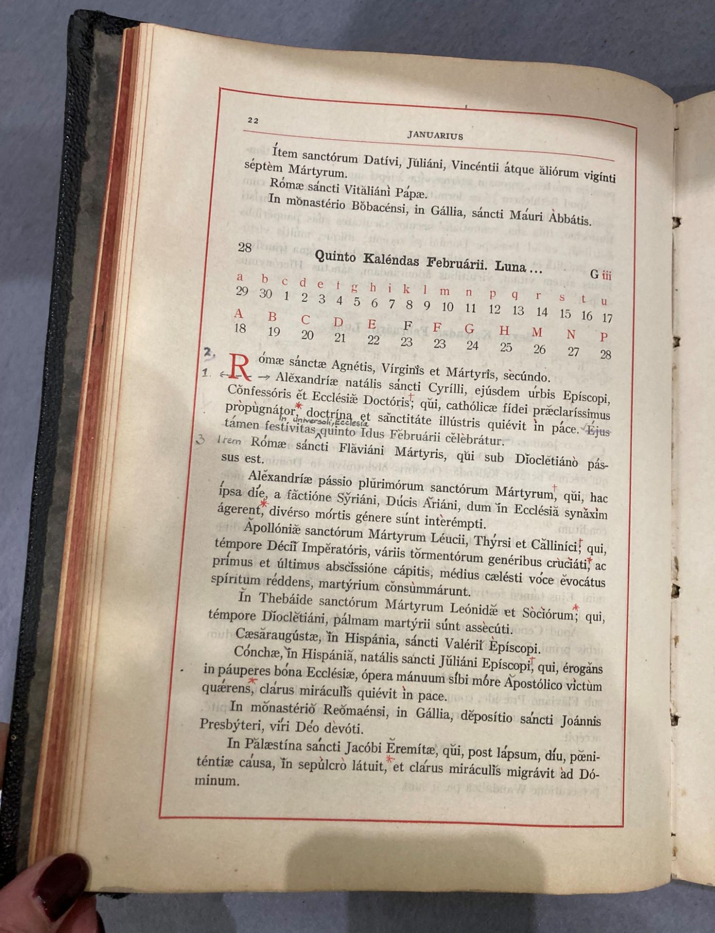 Martyrologium Romanum, Gregorii Papae XIII - The Roman Martyrology, - Image 5 of 14