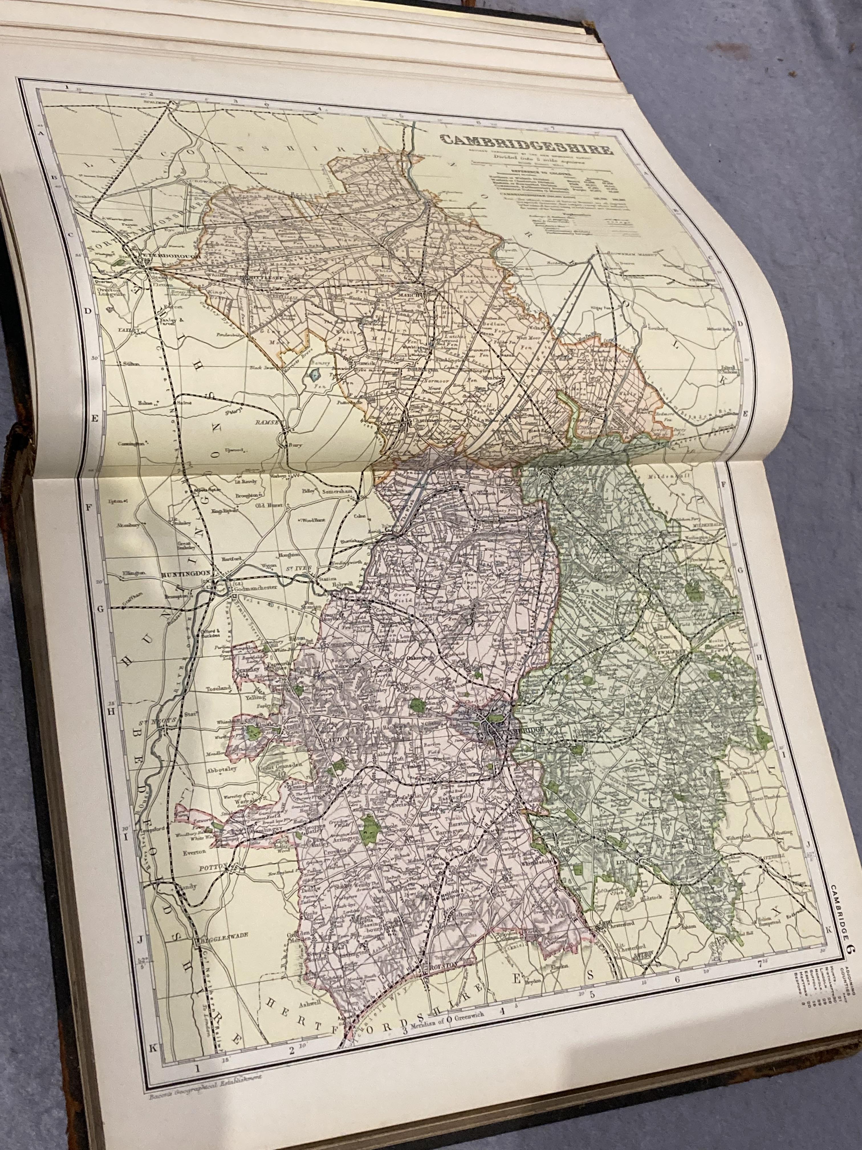 New Large Scale Atlas of the British Isles from the Ordnance Survey with plans of Towns, - Image 12 of 12