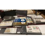 Three Royal Mail First Day Covers albums and contents 180 First Day covers British Motor Cars,