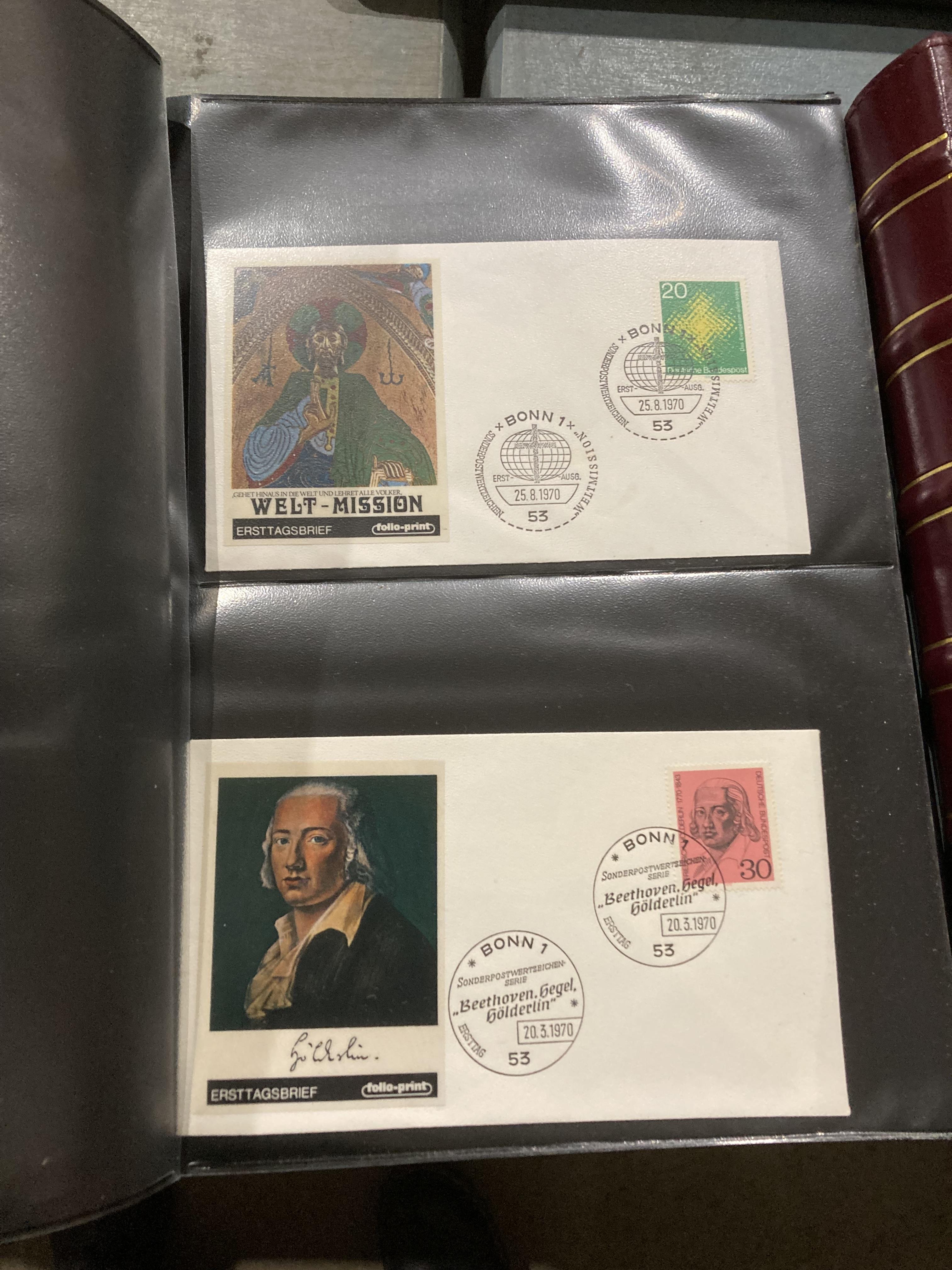 Contents to box nine stamp albums and contents - Germany and Netherlands stamps including German - Image 4 of 11