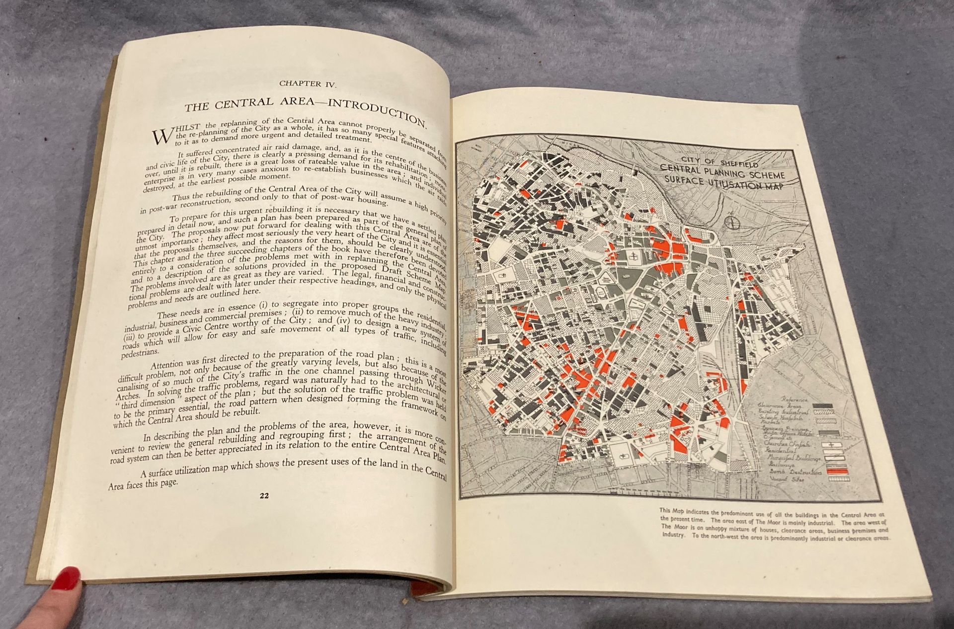 Sheffield Replanned 1945 - A report with plates, diagrams and illustrations, - Image 6 of 7