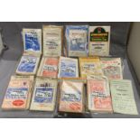 Contents to box - a large quantity of Wakefield Trinity home and away programmes mainly 1960s but