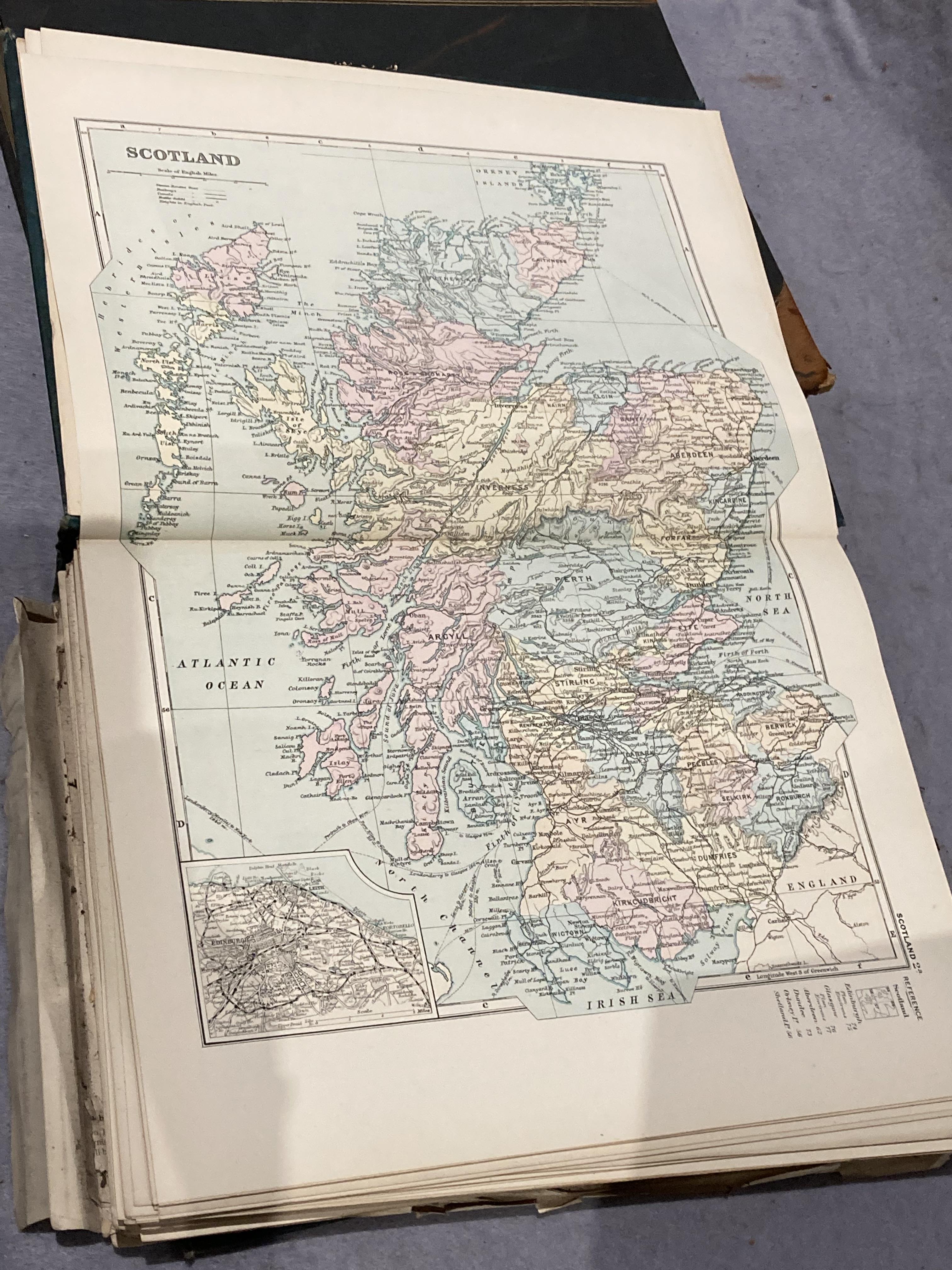 New Large Scale Atlas of the British Isles from the Ordnance Survey with plans of Towns, - Image 6 of 12