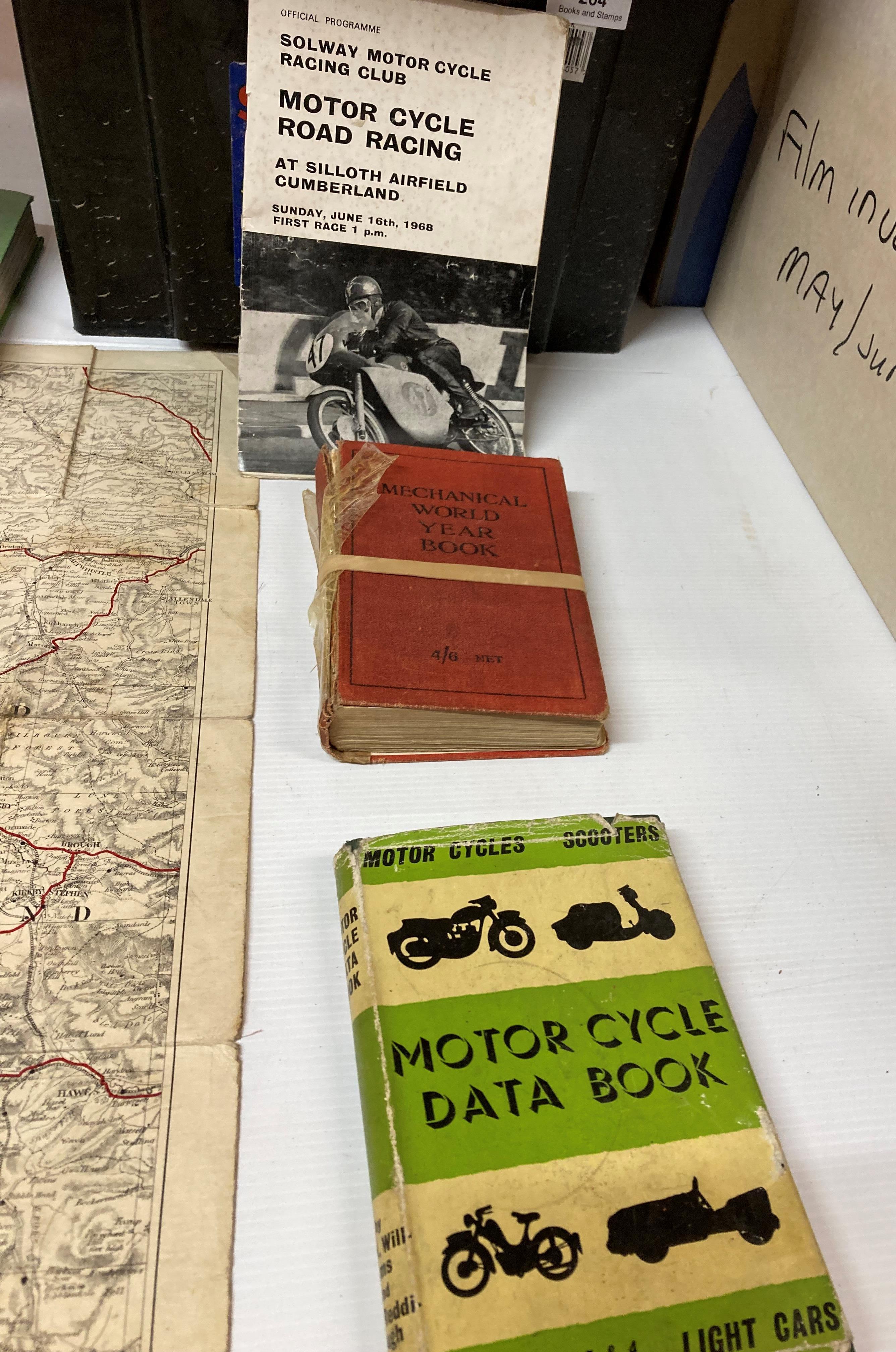 Contents to plastic box ten books mainly related to Motor Sports - Patricia Whiteway 'Ted Whiteway - Image 3 of 4