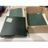Contents to box four stamp albums and contents - Channel Island stamps - Jersey,