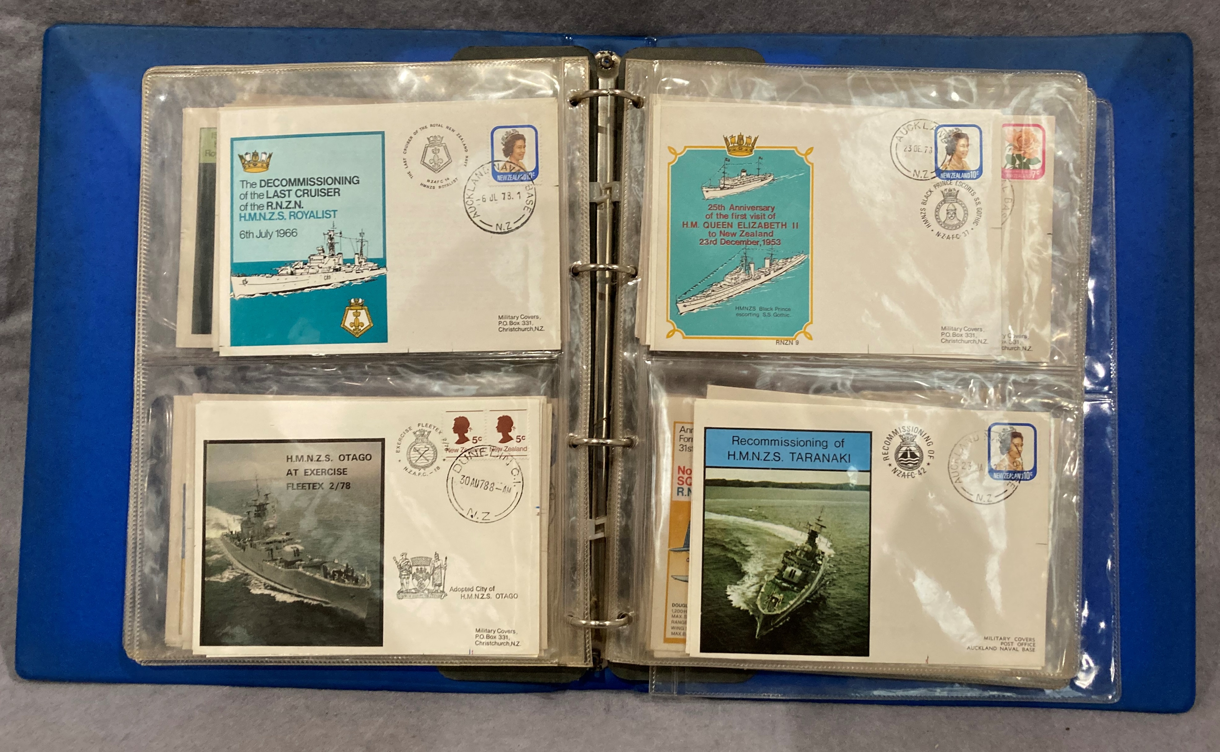Contents to lid - a file containing forty New Zealand military, - Image 4 of 5
