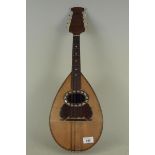 A late 19th Century Italian mandolin by 'Fratelli Calace,