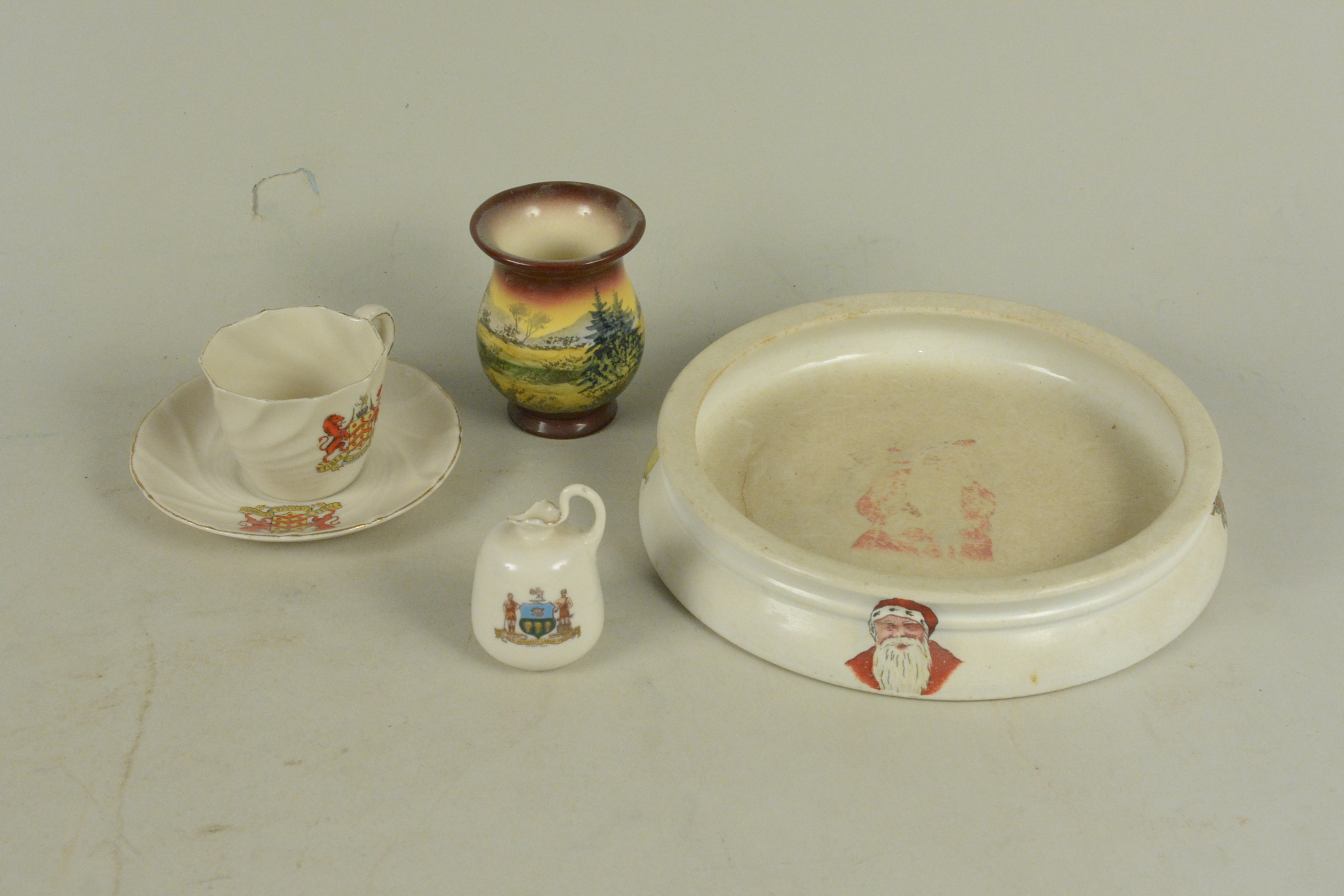 A large mixed lot including six vintage glass sweet shop jars, plaster Indian Chief plaque and owl, - Image 2 of 5