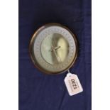 An early 20th Century lacquered brass galvanometer compass, F E Becker & Co London,