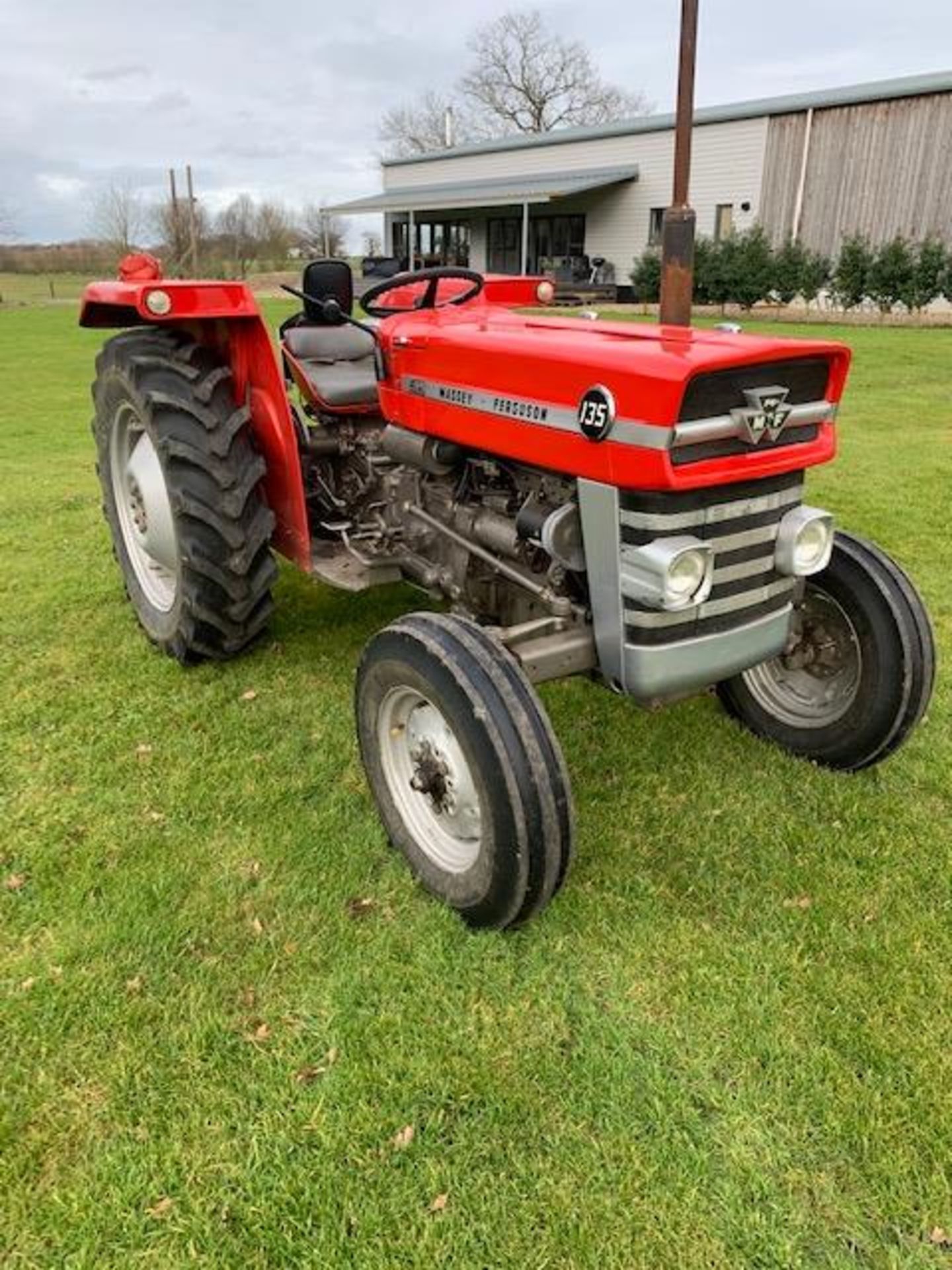 Massey Ferguson 135, 1974, reg; PCL 830 M, diesel, V5. No VAT on this lot.