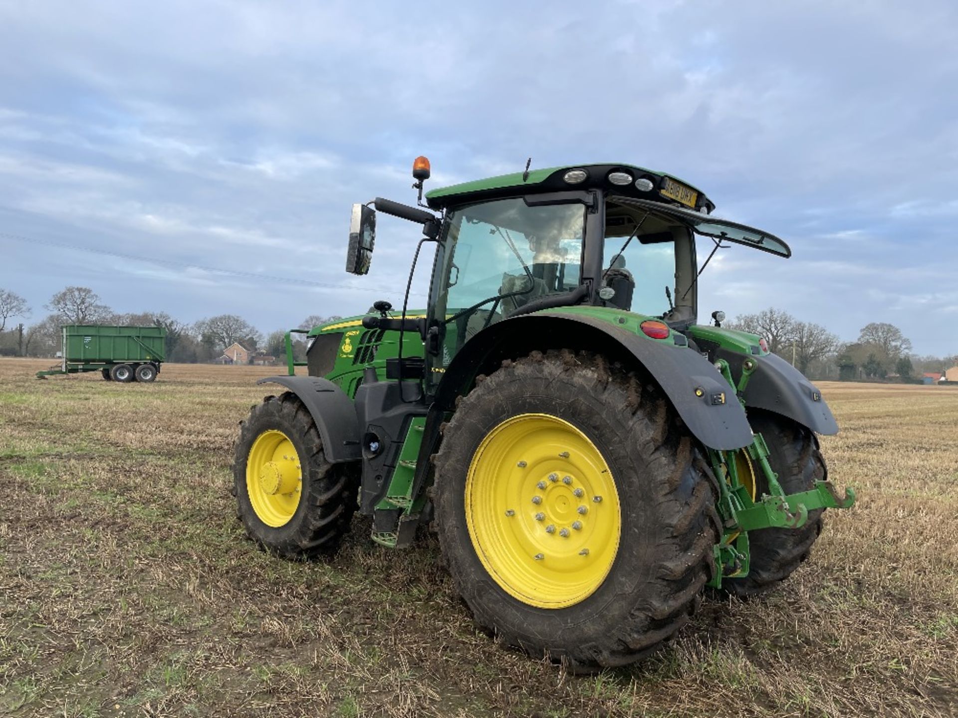 2018 John Deere 6195R 4wd Tractor (Ultimate Edition), approx. 1848 hours, Reg No. - Image 7 of 19